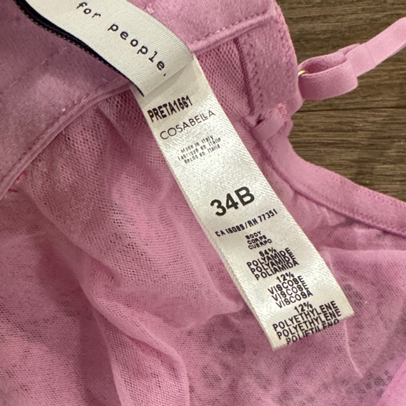 Cosabella Pink Lace Bralette - Picture 4 of 6